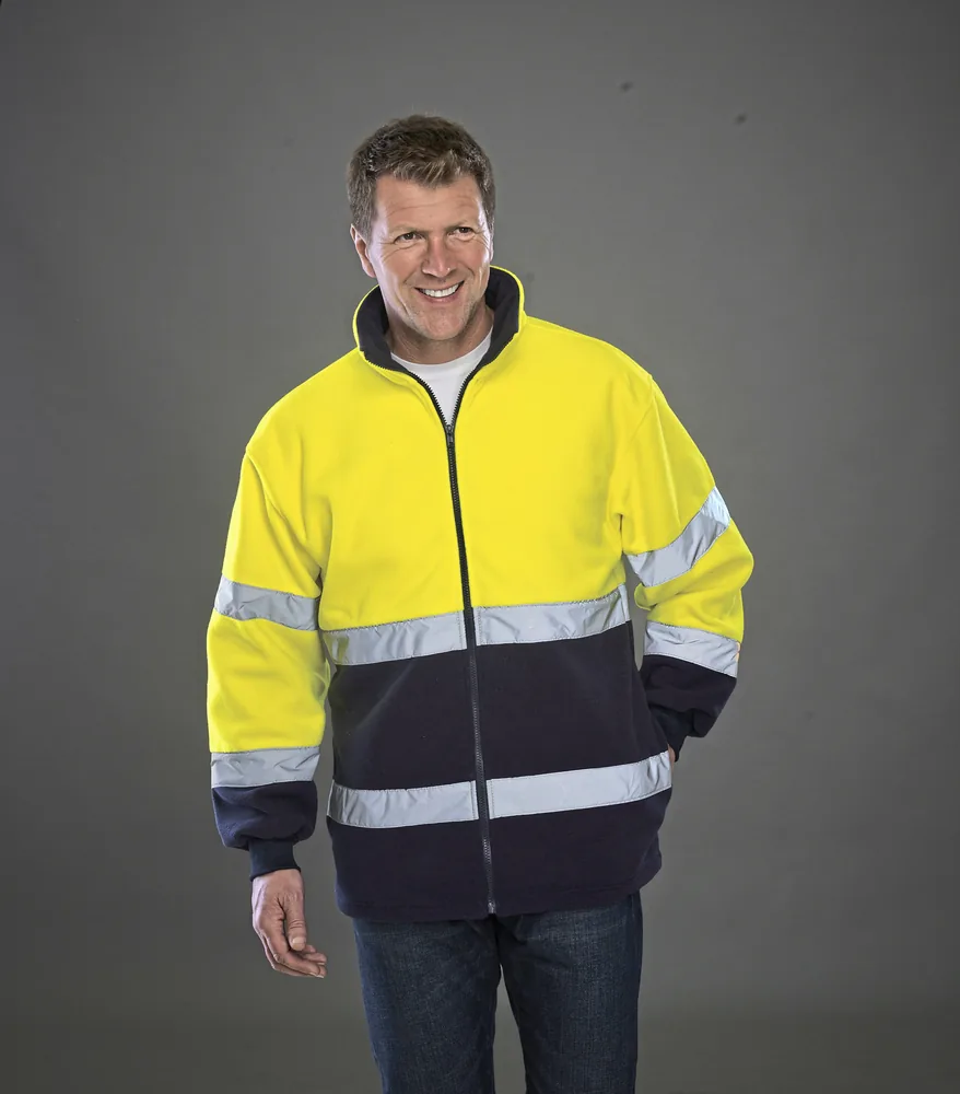 Hi-Vis 2 Bands 2-Tone Fleece Jacket