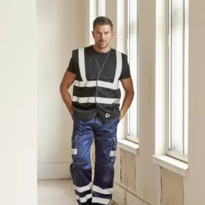 Hi-Vis Top Cool Recycled Open Mesh Waistcoat