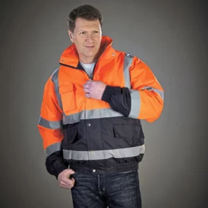 Hi-Vis Two-Tone Bomber Jacket