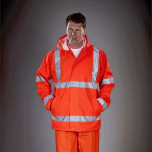 Hi-Vis Soft Flex Breathable Rain Jacket