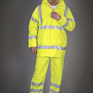 Hi-Vis Soft Flex Breathable Rain Trousers