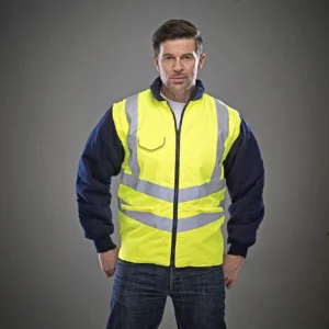 Hi-Vis Chevron Quilted Jacket