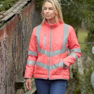 Hi-Vis Kensington Jacket With Fleece Lining