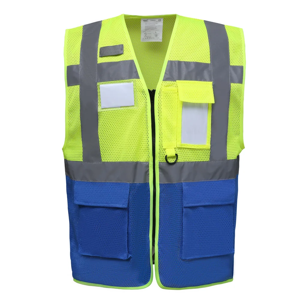 Hi-Vis Top Cool Recycled Open Mesh Executive Waistcoat – Image 2