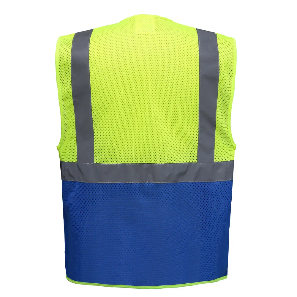 Hi-Vis Top Cool Recycled Open Mesh Executive Waistcoat – Image 3