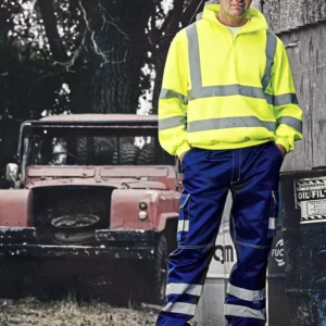 Hi-Vis 1/4 Zip Sweatshirt