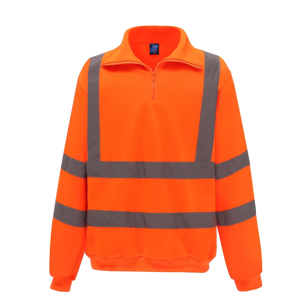 Hi-Vis 1/4 Zip Sweatshirt – Image 2