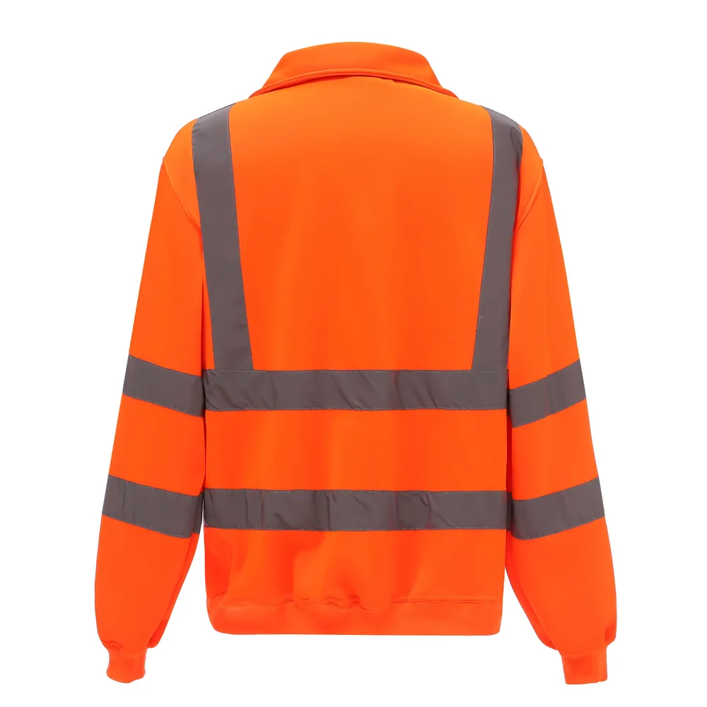 Hi-Vis 1/4 Zip Sweatshirt – Image 3