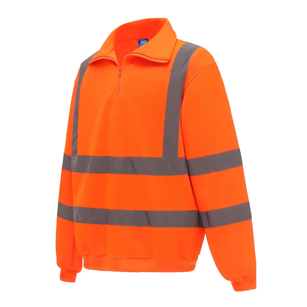 Hi-Vis 1/4 Zip Sweatshirt – Image 4